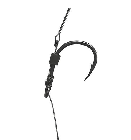 Готовий повідець зі скруткою W4C Method Feeder Rig Spear, гачок Wide Gape № 10