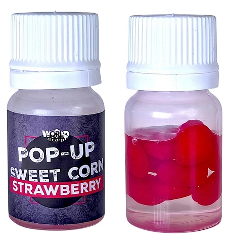 Силіконова кукурудза W4C ПОЛУНИЦЯ pop up sweet corn Strawberry red