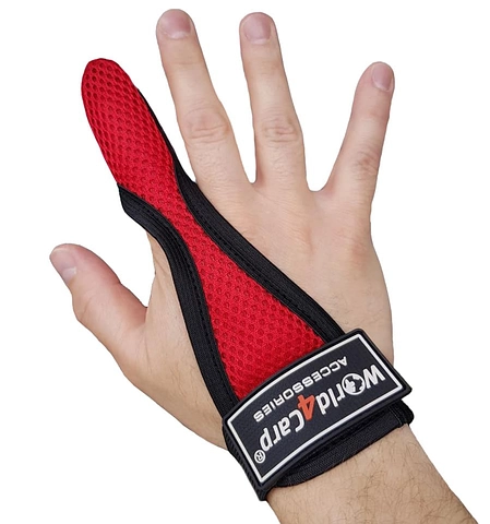 Напальчник для риболовлі World4Carp Finger Protector червоний (red)