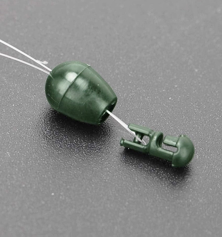 Швидкознімні намистини з конектором World4Carp Quick Change Beads, 6 шт L, зелёный (green)